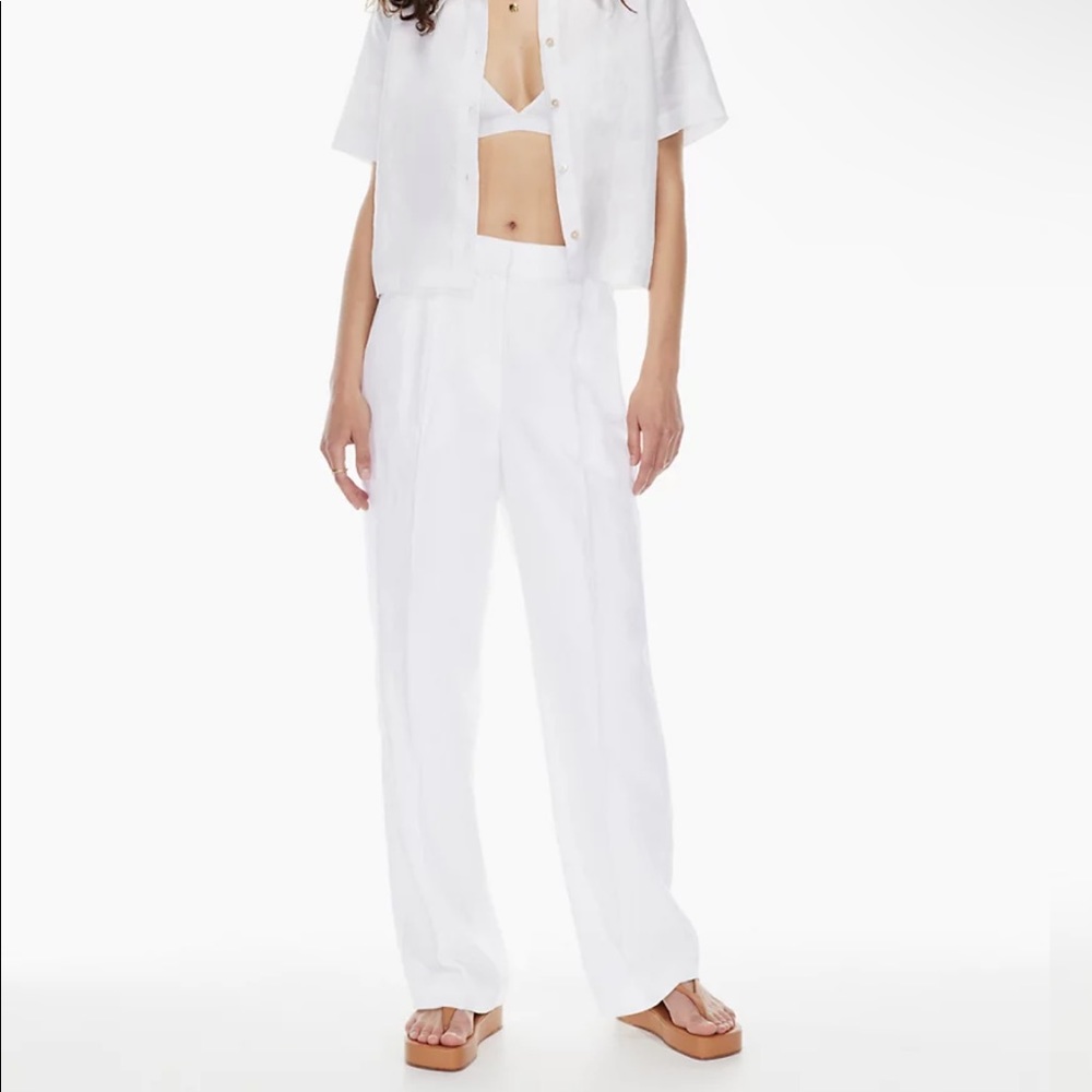 ARITZIA Wilfred Effortless Linen Pant